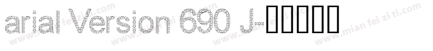 arial Version 690 J字体转换